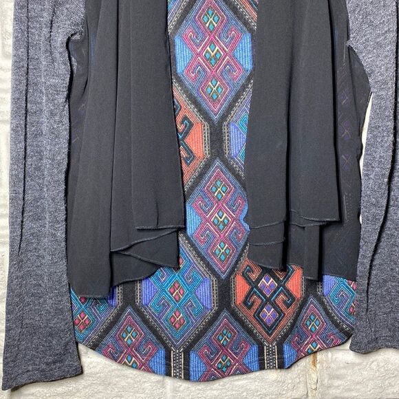 NWT MSRP $329 Papillon Shawl Collar Sweater Women's Size Medium - Picture 6 of 9